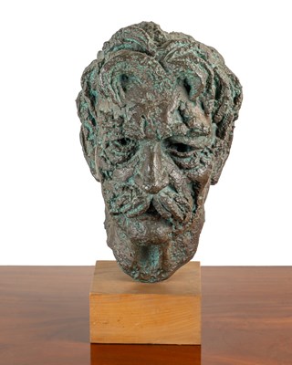 Lot 204 - A 20th Century School bronzed composite bust