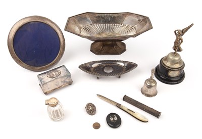 Lot 340 - Collection of various silver and silver-plated...