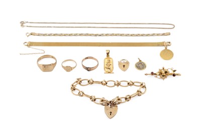 Lot 390 - A collection of jewellery, comprising a...