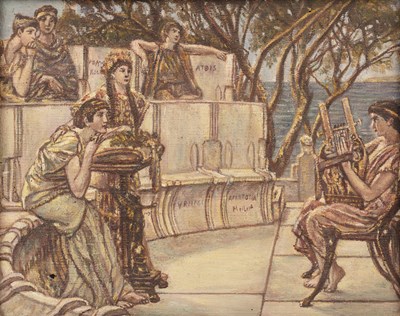 Lot 118A - After Lawrence Alma-Tadema (1836-1912) 'Sappho...