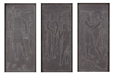 Lot 107 - John McKenzie (1897-1972) David and Goliath...