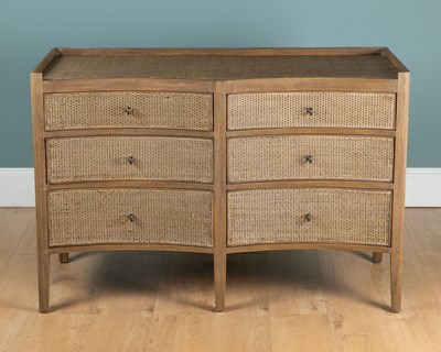 Lot 345 - An OKA "Balabac" chest of drawers