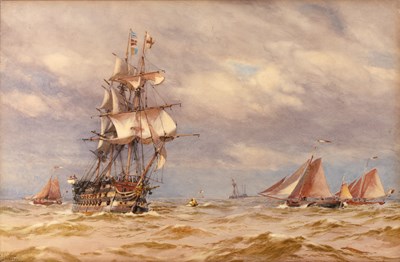 Lot 265 - John Fraser (1858-1927) 'The Battleship...