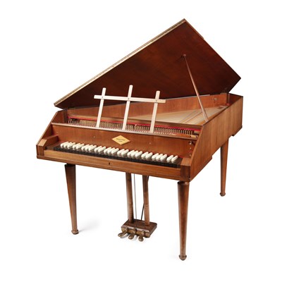 Lot 100 - A William de Blaise teak cased single manual...
