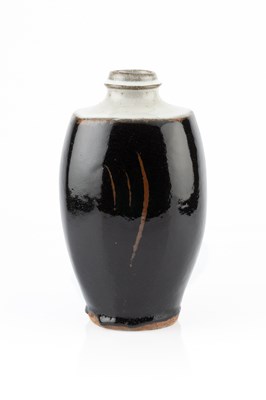 Lot 461 - Jim Malone (b.1946) Vase iron glaze body with...