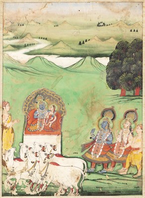 Lot Gouache study Indian, 18th Century 29cm x 20cm
