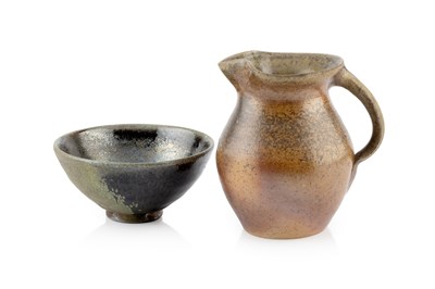 Lot 415 - Svend Bayer (b.1946) Jug and a small bowl ...