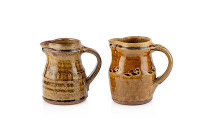 Lot 416 - Mike Dodd (b.1943) Two jugs stoneware, with...