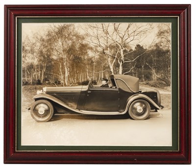 Lot 34 - [Of Motoring Interest] A vintage black and...