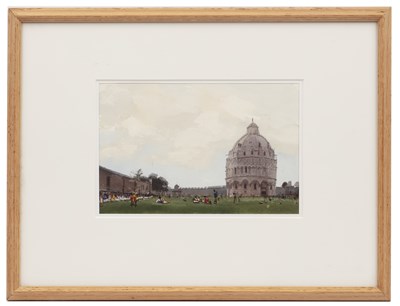 Lot 127 - John Newberry (b.1934) 'The Baptistry, Pisa,...