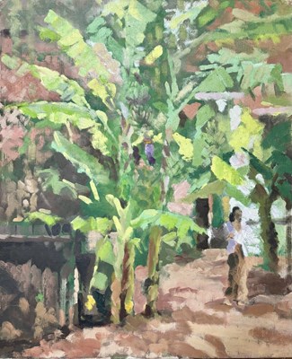 Lot 145 - Eric Peet (20th century) Indian street scene,...