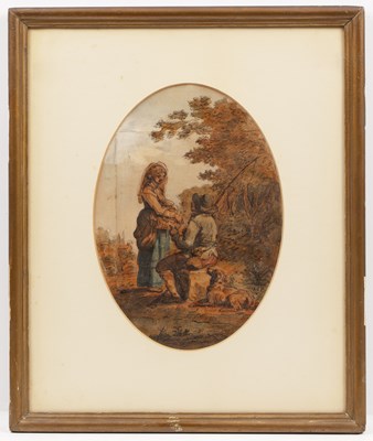 Lot 85 - English School (18th century) An angler...