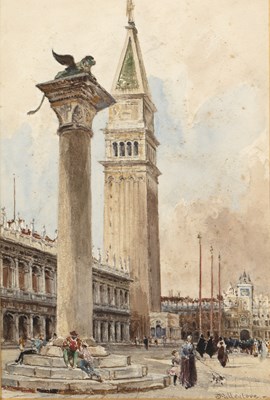 Lot 414 - John Fulleylove (1845-1908) The Campanile, St...