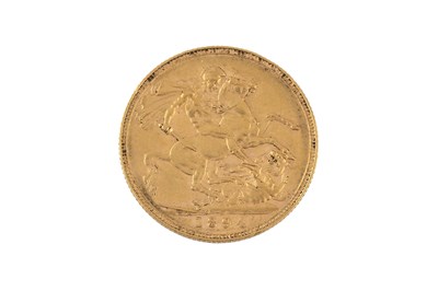 Lot 372 - A Victoria sovereign, dated 1894