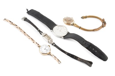 Lot 322 - A collection of watches, comprising a diamond...