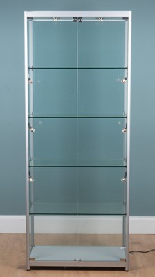 Lot 437 - A Contemporary glass display cabinet