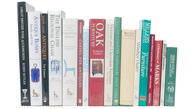 Lot 362 - A small collection of books, antique furniture and other interest