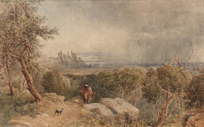 Lot 174 - David Cox (1783-1859) Home before the storm,...