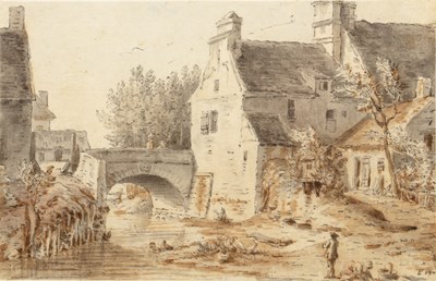 Lot 164 - Edward Eyre (c.1710-1780) A Bridge in Bath,...