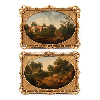 Lot 169 - Arthur Nelson (act. 1766-1771) Landscapes with...