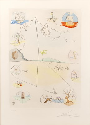 Lot 298 - Salvador Dali (1904-1989) Twelve tribes of...