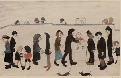 Lot 351 - Laurence Stephen Lowry (1887-1976) Man Holding...