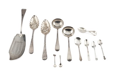 Lot 748 - A William IV silver old English pattern fish...