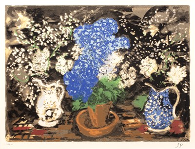 Lot 319 - John Piper (1903-1992) Blue Hydrangea...