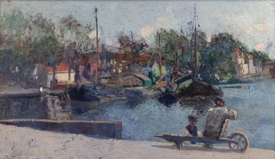 Lot 206 - James Kerr-Lawson (1864/5-1939) 'Delft',...