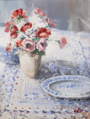 Lot 155 - Ethel Walker (b.1941) The Embroidered Cloth...