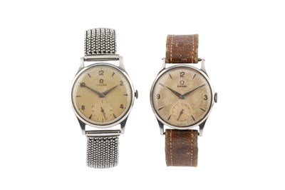 Lot 312 - Two stainless steel cased wristwatches by...