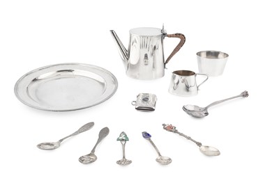 Lot 767 - A Danish silver spoon, with crown terminal, by...