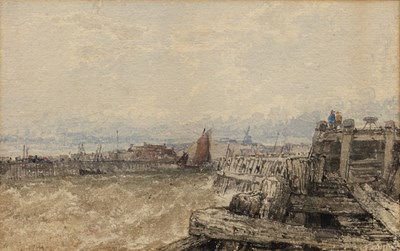 Lot 159 - Circle of David Cox (1783-1859) Folkestone...