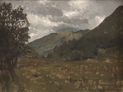 Lot 152 - David Woodford (b.1938) 'Cerist Valley',...
