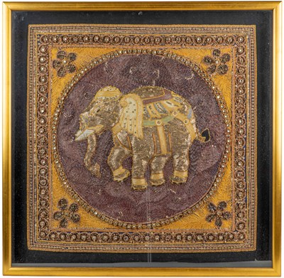 Lot 441 - A South East Asian Kalaga embroidery