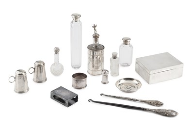 Lot 749 - A collection of silver, comprising a...