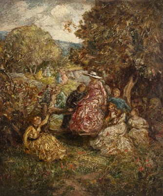 Lot 386 - Circle of Adolphe Monticelli (1824-1886) A...