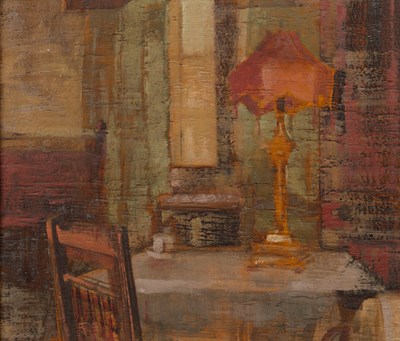 Lot 195 - Brenda Brooker (20th century) 'Interior', with...