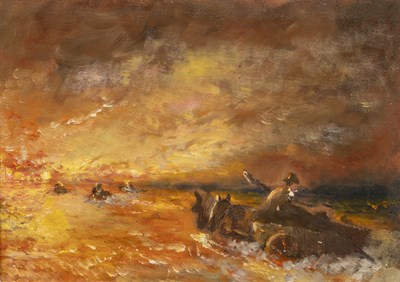 Lot 197 - Ian Dunn (b.1963) 'The Sea was on Fire at Cork'...