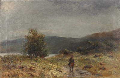 Lot 198 - Scottish School (19th century) Figure in the...