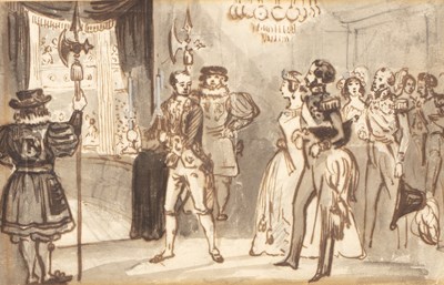 Lot 229 - Attributed to Sir David Wilkie (1785-1841)...