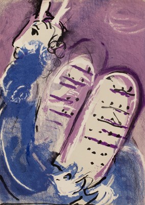 Lot 36 - After Marc Chagall (1887-1985) Moses with the...