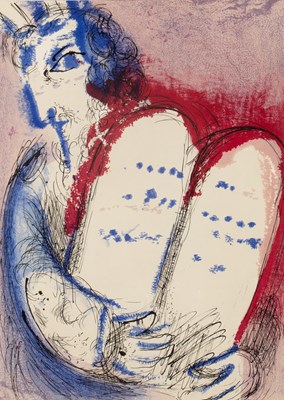 Lot 38 - After Marc Chagall (1887-1985) Moses III, 1956...