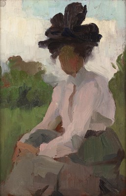 Lot 208 - Blanche Camus (1884-1968) 'La Blouse Rose',...