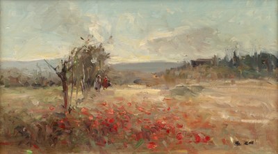 Lot 212 - Giancarlo Sani (b.1932) 'Papaveri', signed,...