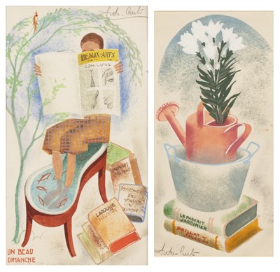 Lot 317 - Antoine Carte (1886-1954) A Beautiful Sunday...