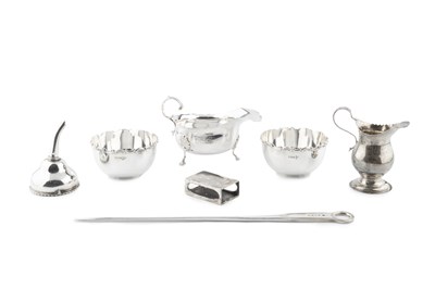 Lot 759 - A collection of silver, comprising a George...