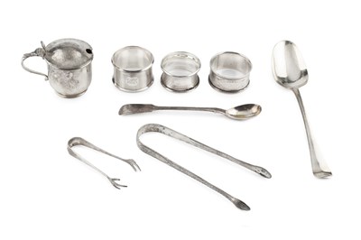 Lot 783 - A collection of silver, to include a George II...