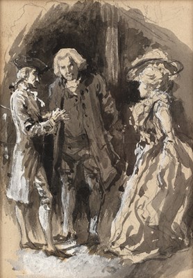 Lot 328 - Attributed to Frank Dicksee (1853-1928) Dr....