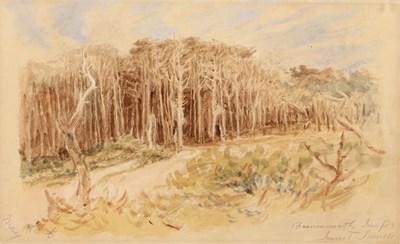 Lot 334 - James Thomas Linnell (1823-1905) 'Bournemouth,...